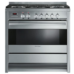 Fisher & Paykel OR90SDBGFX3 Dual Fuel Range Cooker, Stainless Steel